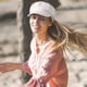 thumbnail image 4 of Gorra stablerice estilo Newsboy con visera y boina para mujer, color blanco, 4 of 7