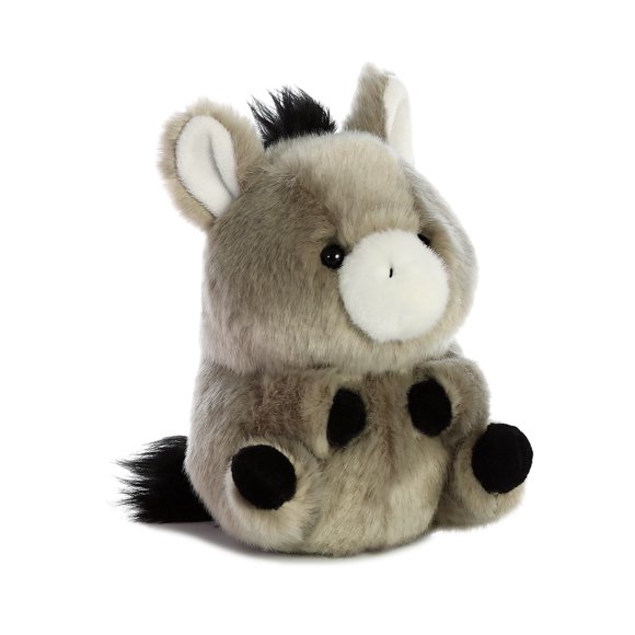 Animal de peluche Aurora® Round Rolly Pet™ Bray Donkey™ 12 cm