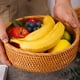 thumbnail image 3 of Xiao Hua Canasta Redonda Hecha a Mano de Enredadera para Almacenamiento de Frutas, Juego de 3 Piezas, Perfecta para Exhibición de Frutas en la Encimera de la Cocina, Almacenamiento Central para Mesa, 3 of 4