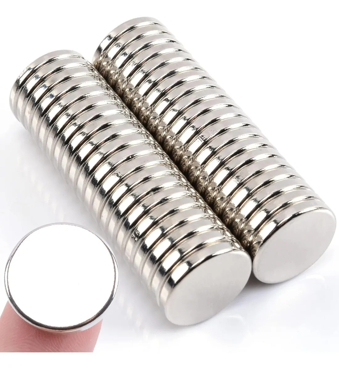 Genérica - 20 Pcs Imanes Neodimio Imanes Súper Fuertes De 20Mm*20Mm*3Mm Redondo