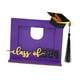 thumbnail image 2 of Marco De Fotos De Graduación De Madera, Soporte Para Fotos De Recuerdo, Regalo De Fiesta De Graduación, Color Morado, 2 of 3