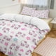 thumbnail image 2 of Cartoon Hello Kitty Love Flower 3 Pieces Duvet Cover Set Full Size Super Soft Fade Resistant Microfiber, 2 of 4