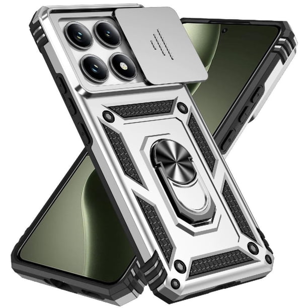 Estuche GANGXUN para Xiaomi 14T, soporte giratorio 360°, estilo mecánico y magnético