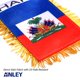 thumbnail image 4 of Bandera colgante Anley Haiti con flecos de 10 x 15 cm con ventosa, 4 of 7