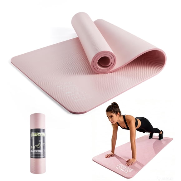 Colchoneta de Ejercicio Phoenix Fitness RY1547 185x61cm 15mm Rosa