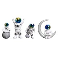 Bothyi - Figura De Astronauta, Escultura De Astronauta, Estatua De Resina, Adorno Para Fiesta De Oficina, 4 Uds.