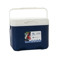 Ioensy - Caja Refrigeradora Para Congelar/Comida Caliente, Hielera Pequeña Dura Para Fiesta En La Playa, Barbacoa, Azul