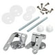 thumbnail image 1 of Asientos De Inodoro Bisagras Para Tapa De Inodoro Con Tornillos De Ajuste Acabado En Aleación De Zinc, 1 of 2