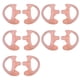 thumbnail image 4 of 5 Pares De Auriculares De Silicona Para Auriculares De Tubo Acústico Encubierto De Radio De 2 Vías Rosa, 4 of 5