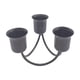 thumbnail image 2 of Portavelas De Pilar Candelabro Decorativo 3 Brazos Candelabro Adorno De Escritorio Negro, 2 of 3