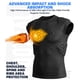 thumbnail image 2 of Camiseta acolchada de fútbol americano Exxact Sports para adulto, negra, 2 of 6