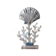thumbnail image 2 of Estatuilla De Madera Escultura De Mesa Decoraciones De Playa Náuticas Estatuilla De Coral Concha, 2 of 5