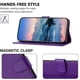 thumbnail image 2 of Funda Cartera para Motorola Moto G15 Tarjetero Soporte Magnético y Correa Morado, 2 of 5