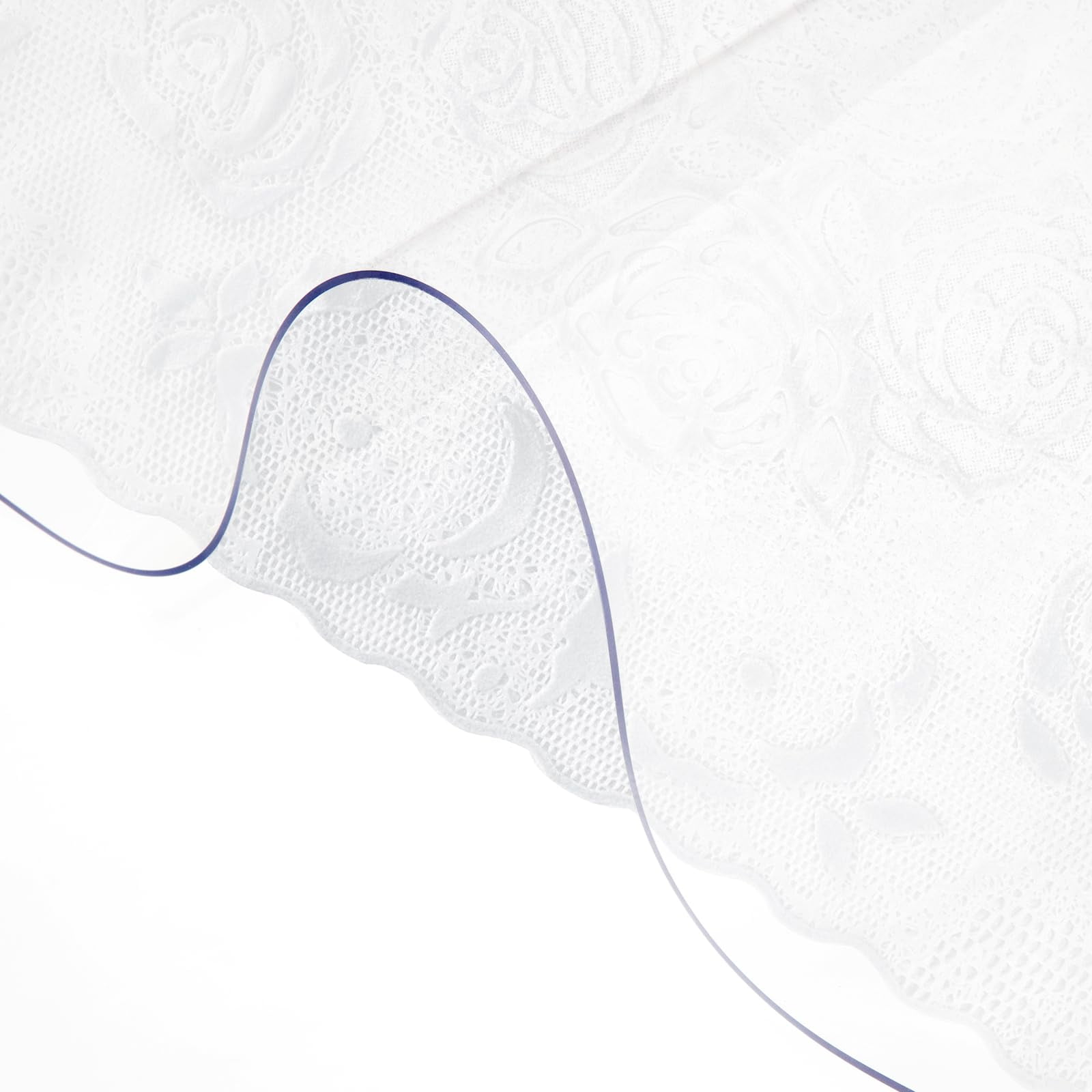 Mantel Vevor De Plástico, 102 X 183 Cm, Transparente, 1,5 Mm De Grosor