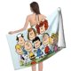 thumbnail image 4 of PEANUTS Toalla de playa de secado rápido con diseño temático, regalo para mujeres y niñas, ideal para cumpleaños, fans, amantes de la música, uso en la playa o al aire libre, 78 × 150 cm, 4 of 6