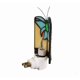 thumbnail image 3 of Luz nocturna HUIMEIJU Tiffany con diseño de mariposa de vidrio 120 V, 3 of 4