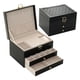 thumbnail image 1 of Joyero Caja De Joya Dos Capas Tipo Maleta Organizador Joyas, 1 of 2