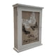 thumbnail image 1 of Porta Llaves De Madera Mariposas 6 Ganchos Cuadro Colgador, 1 of 7