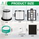 thumbnail image 2 of Kit de filtros de repuesto para aspiradora homeazy IW3511 IW1111, 2 of 9