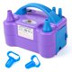 thumbnail image 1 of Bomba eléctrica portátil para globos NuLink de doble boquilla, color morado, 1 of 7