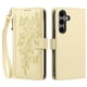 thumbnail image 2 of Funda Billetera Floral en Relieve samsung galaxy S25 FE con Tarjetero y Cremallera Blanco, 2 of 6