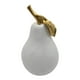 thumbnail image 3 of Figura Adorno De Pera Blanca Decorativa En Resina Moderna blanco, 3 of 4