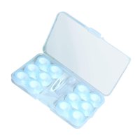 Ioensy - Juego De Estuches Para Lentes De Contacto De 6 Pares De Viaje Para Mantener Las Lentes De Contacto Limpias Y Transparentes, Azul