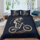 thumbnail image 1 of ride on a bicycle Duvet Cover Bedding Set Pillowcase Queen3-Piece Bedding Set, 1 of 5