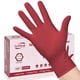 thumbnail image 1 of Guantes desechables de nitrilo SwiftGrip, pequeños, 100 quilates, color burdeos, 1 of 9