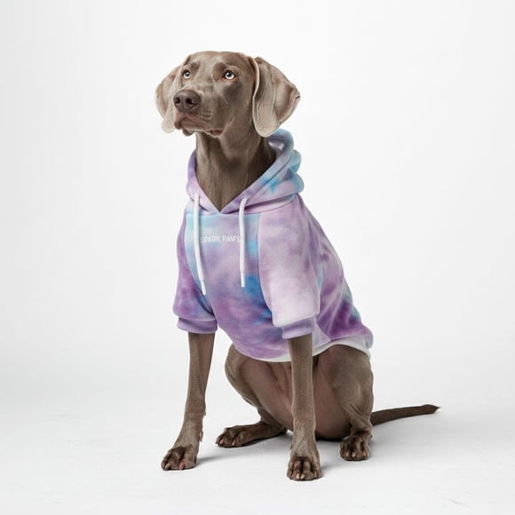 Chaqueta con capucha para perro Spark Paws, suave como mantequilla y con estiramiento 4 direcciones