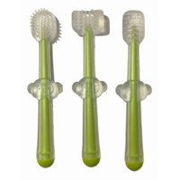 Genérico - Set 5 Cepillos De Dientes Silicona Suave Para Bebe Lau