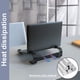 thumbnail image 5 of Soporte para portátil de escritorio, , soporte elevador de aluminio ergonómico y ventilado, compatible con MacBook Air Pro, Dell XPS, HP 11, 14, 15,6 y 17,3 pulgadas, para trabajar desde casa., 5 of 7