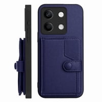 Foxdock Funda Para Xiaomi Redmi Note 13 5G Con Bloqueo Rfid - Diseño Elegante Con Cierre De Botón