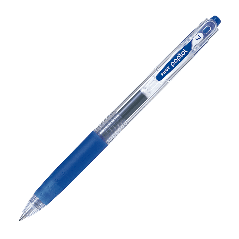 Pilot - 12 Un. Lapiz Gel Pop´lol Azul 0.7 Mm.