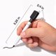 thumbnail image 3 of 50 Pcs Magnetic Dry Erase Markers, Fine Point Tip, Black, 3 of 3