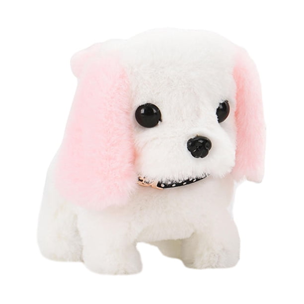 Juguete Electrónico De Peluche Para Perros, Lindo Perro Que Camina, Ladra Y Mueve La Cola Para Niños, Perro Bei Bei
