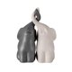 thumbnail image 3 of Figuras De Cerámica De Elefante Gris Y Blanco, Arte De Pie, Artesanía, Decoración Del Hogar M, 3 of 5