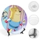 thumbnail image 4 of Perros en el espacio Plato decorativo de porcelana fina (bone china), plato decorativo de cerámica para hogar, oficina, soporte de pared, platos decorativos para dormitorio - 6 pulgadas (15 cm), 4 of 6