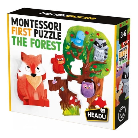 Puzzle Montessori El Bosque Headu