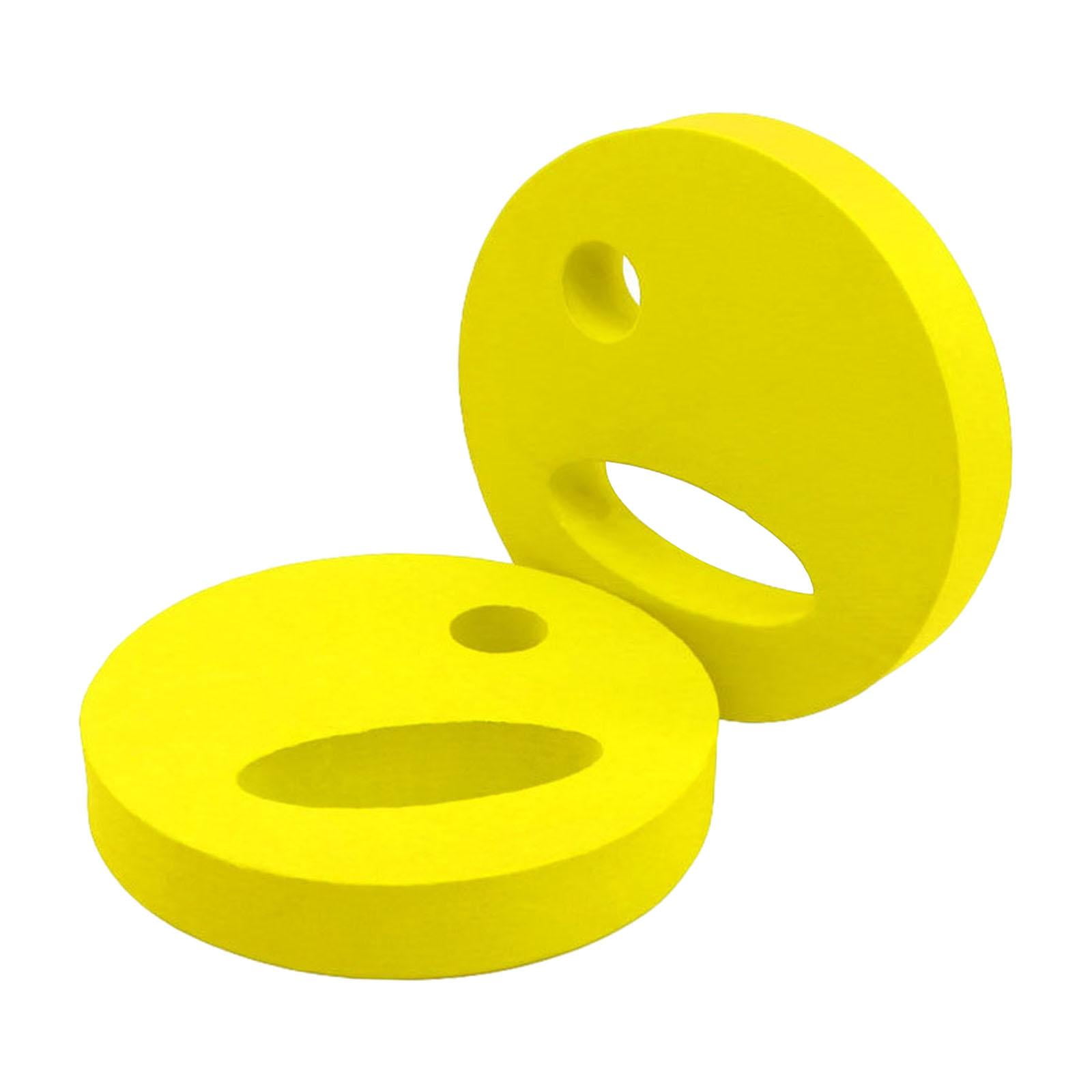 Magideal - Discos De Ejercicio Acuático (paquete De 2), Equipo Aeróbico, Entrenamiento De Natación, Fácil De Sostener, Resistencia Subacuática, Tabla De Natación Amarillo