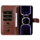 thumbnail image 5 of Funda con Cremallera para Xiaomi Poco F5 Pro, Carcasa Cartera de Cuero PU con Soporte y Tarjetero, 5 of 6