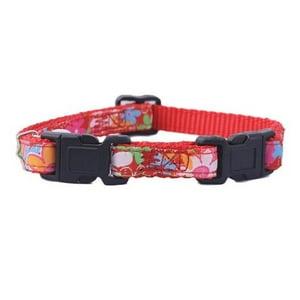Mascan - Collar Doble Seguridad Rojo Para Gato Mascat