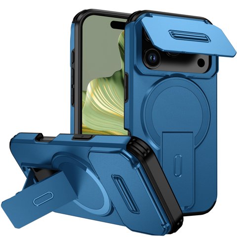Funda Foxdock Para Iphone 17 Pro – Magnética Antigolpes Con Soporte Y Protección Doble