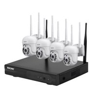 Kit Nvr 4 Cámaras Ip Wifi 1296P 3Mp Escam Wnk714