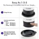 thumbnail image 4 of Vaso Térmico Nextmug Ultra Autocalentable 710 ml Blanco, 4 of 9