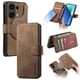 thumbnail image 1 of Funda Billetera Magnética para Xiaomi Redmi Note 13 4G Soporte Tarjetas Desmontable Marrón, 1 of 6