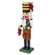 thumbnail image 3 of Figura de cascanueces Estatua de cascanueces de Navidad Escultura de cascanueces de madera Decoración navideña para estante de recuerdos de fiesta de, 3 of 5