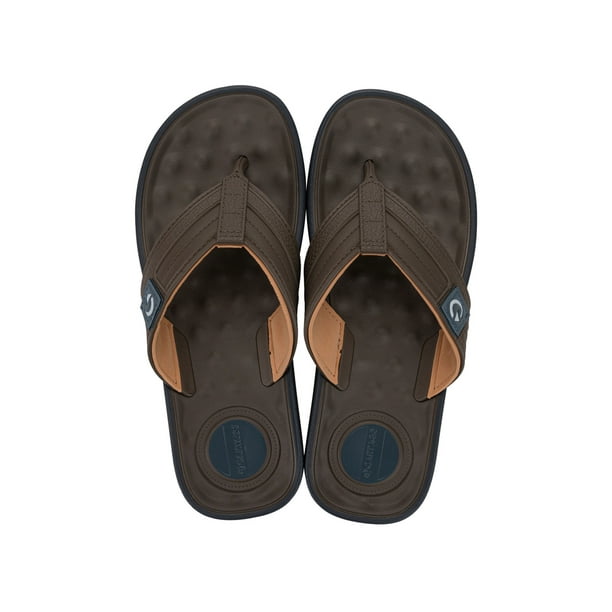 Sandalia Hombre Café/Beige Alabama Thong Cartago