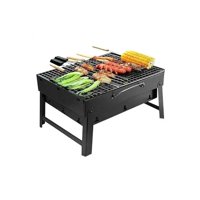 Genérico - Parrillera (Asador) A Carbón Plegable Hza-28 Negro