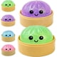 thumbnail image 1 of Pelotas antiestrés Squishy de dumplings con glitter ltrueona, 2 piezas, 1 of 1